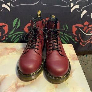 Dr. Martens cherry red 1460 boots